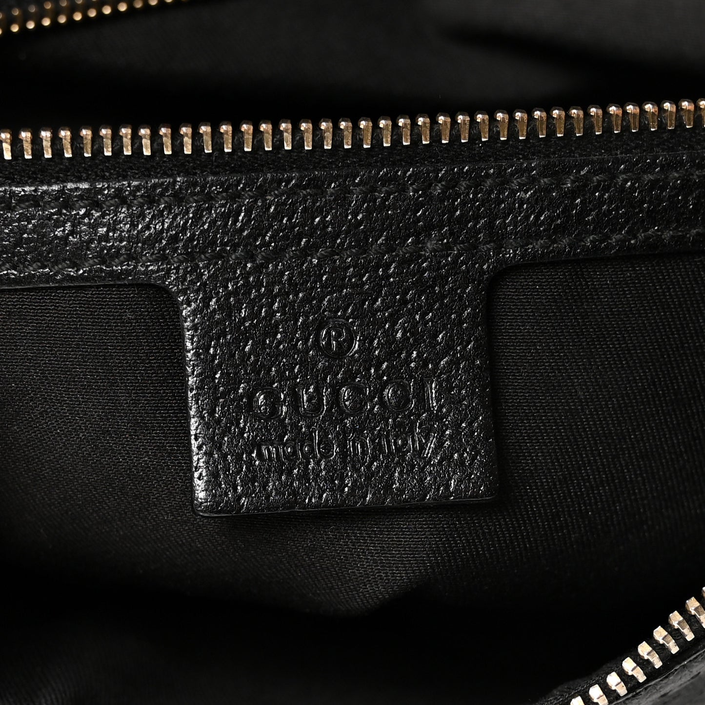 Monogram Bamboo Medium Top Handle Bag Black