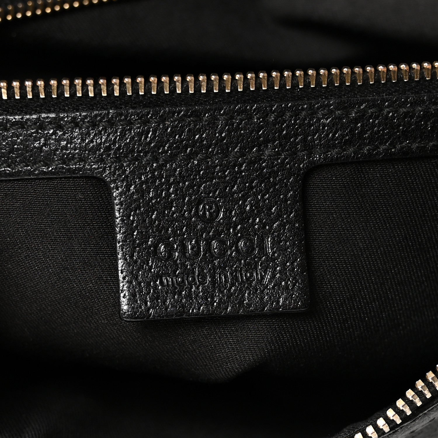 Gucci Monogram Bamboo Medium Top Handle Bag Black 6 of 10
