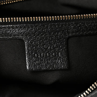 Gucci Monogram Bamboo Medium Top Handle Bag Black 6 of 10