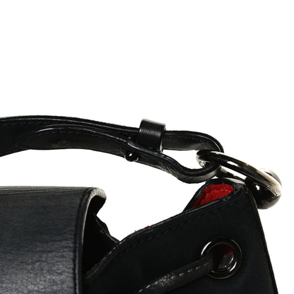 Christian Louboutin Metallic Sheepskin Spikes Lucky L Convertible Backpack Black 18 of 18