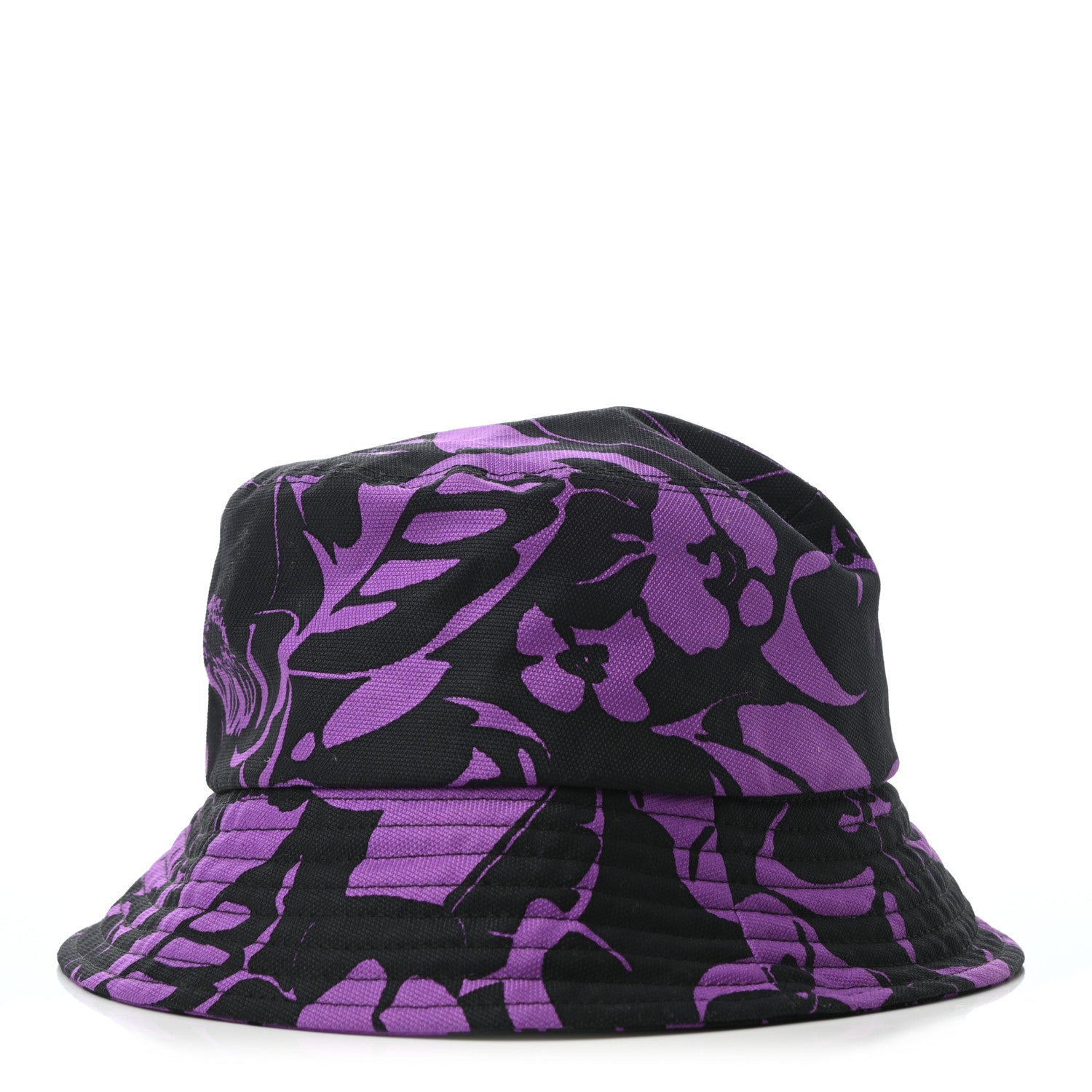 Chanel Canvas CC Cloche Hat S Purple Black 3 of 8