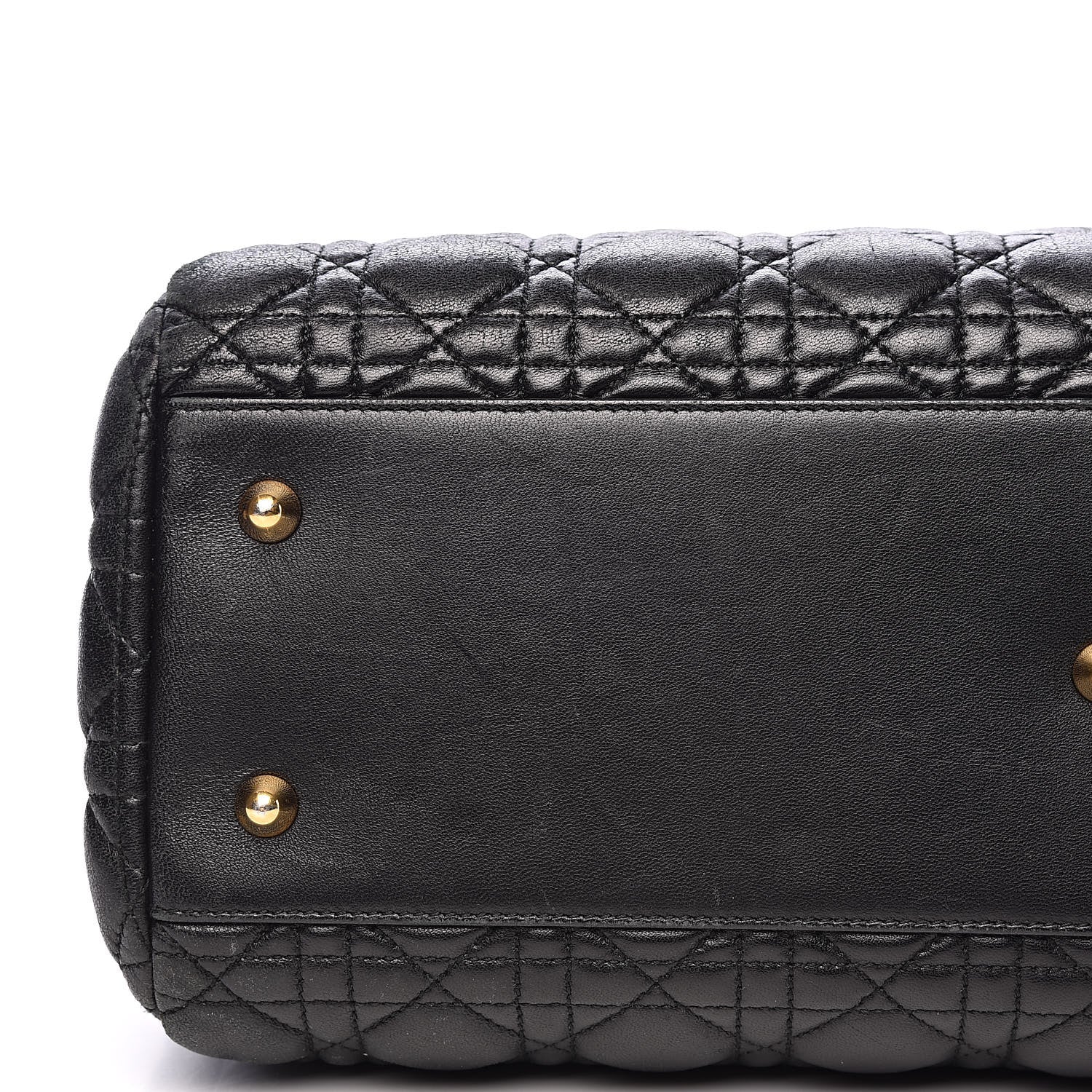 Christian Dior Lambskin Cannage Large Dior Soft Shopping Tote Black 12 of 15