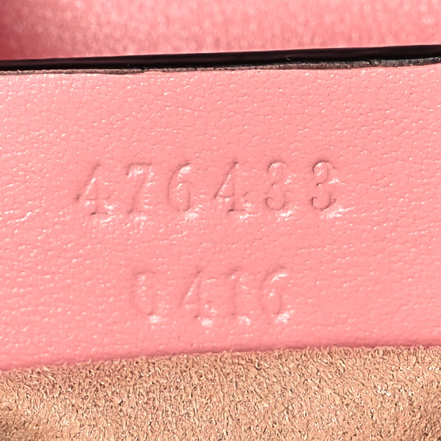 Gucci Calfskin Matelasse Super Mini GG Marmont Shoulder Bag Wild Rose 7 of 11