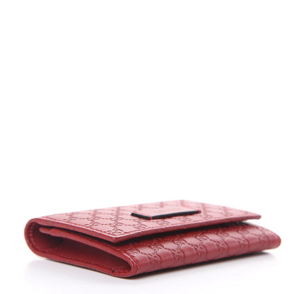 Gucci Microguccissima Card Case Hibiscus Red 4 of 7