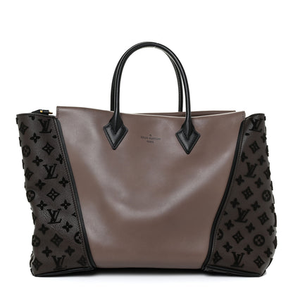 Louis Vuitton Cuir Orfevre Veau Cachemire Tote W GM Gris 1 of 17