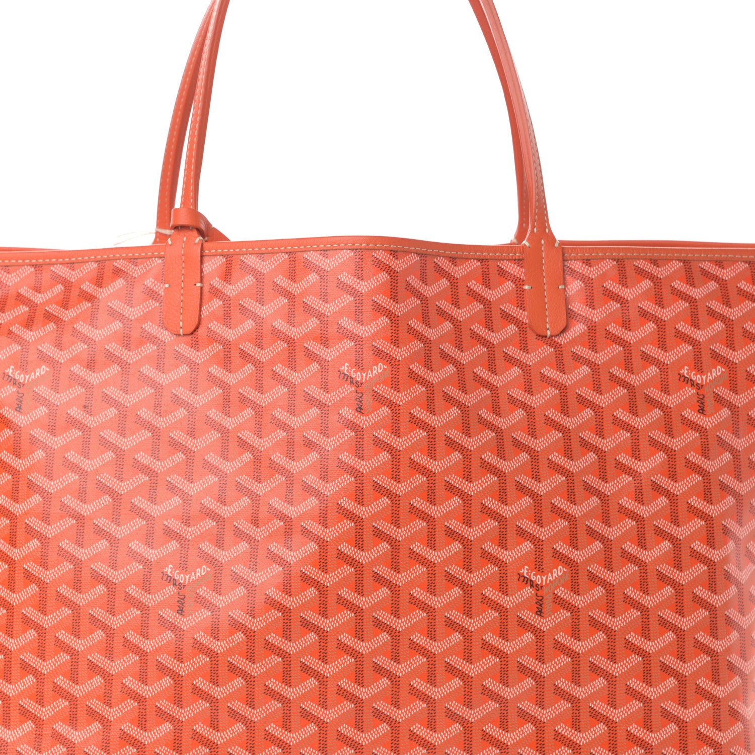 Goyard Goyardine Saint Louis GM Orange 8 of 10