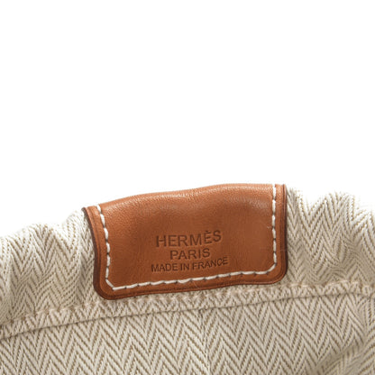 Hermes Canvas Barenia Fourbi 25 MM Pouch Naturel Fauve 6 of 6