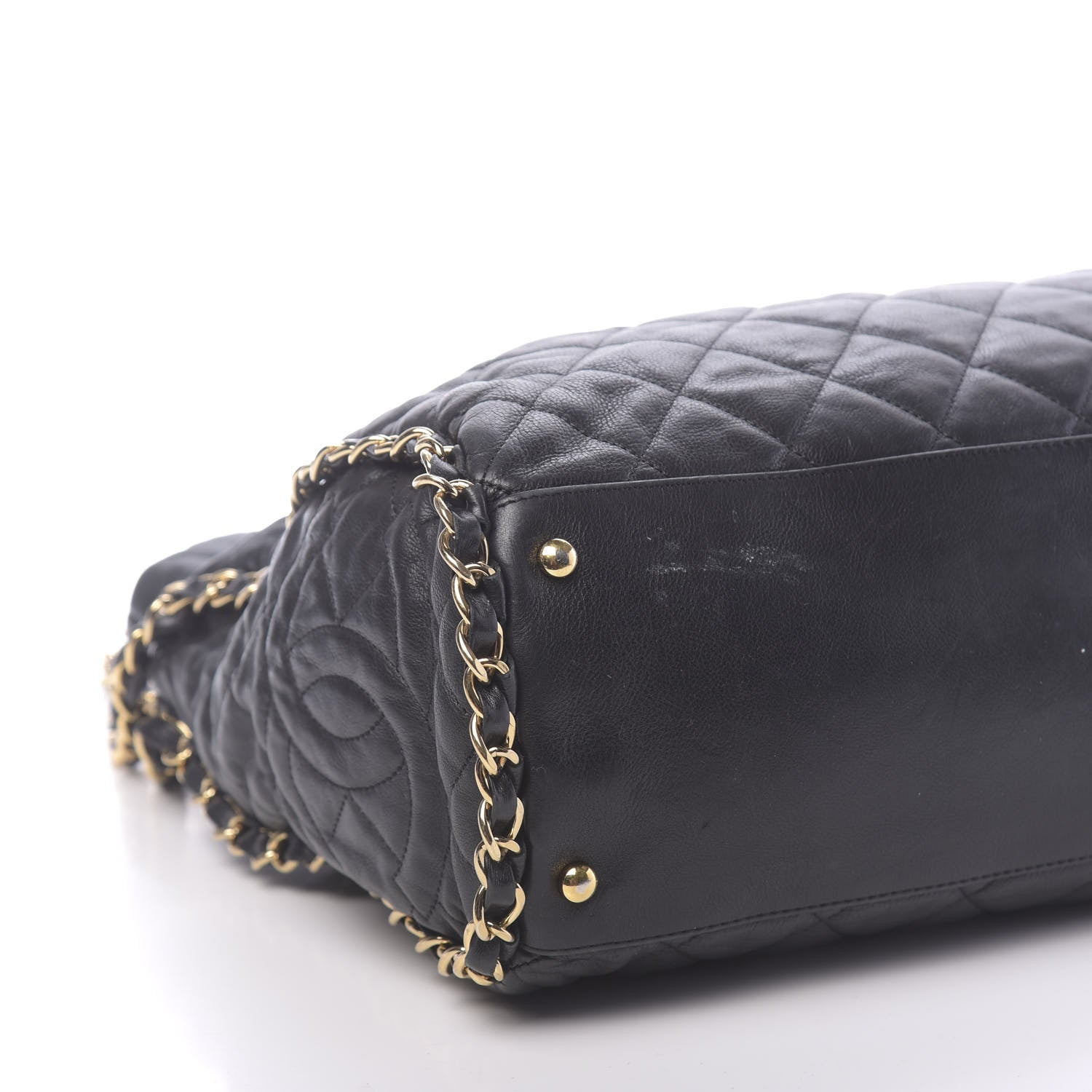 Chanel Calfskin Quilted Large Chain Me Hobo Black 9 of 11