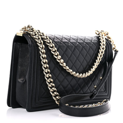 Chanel Caviar Quilted New Medium Boy Flap Black 3 of 16