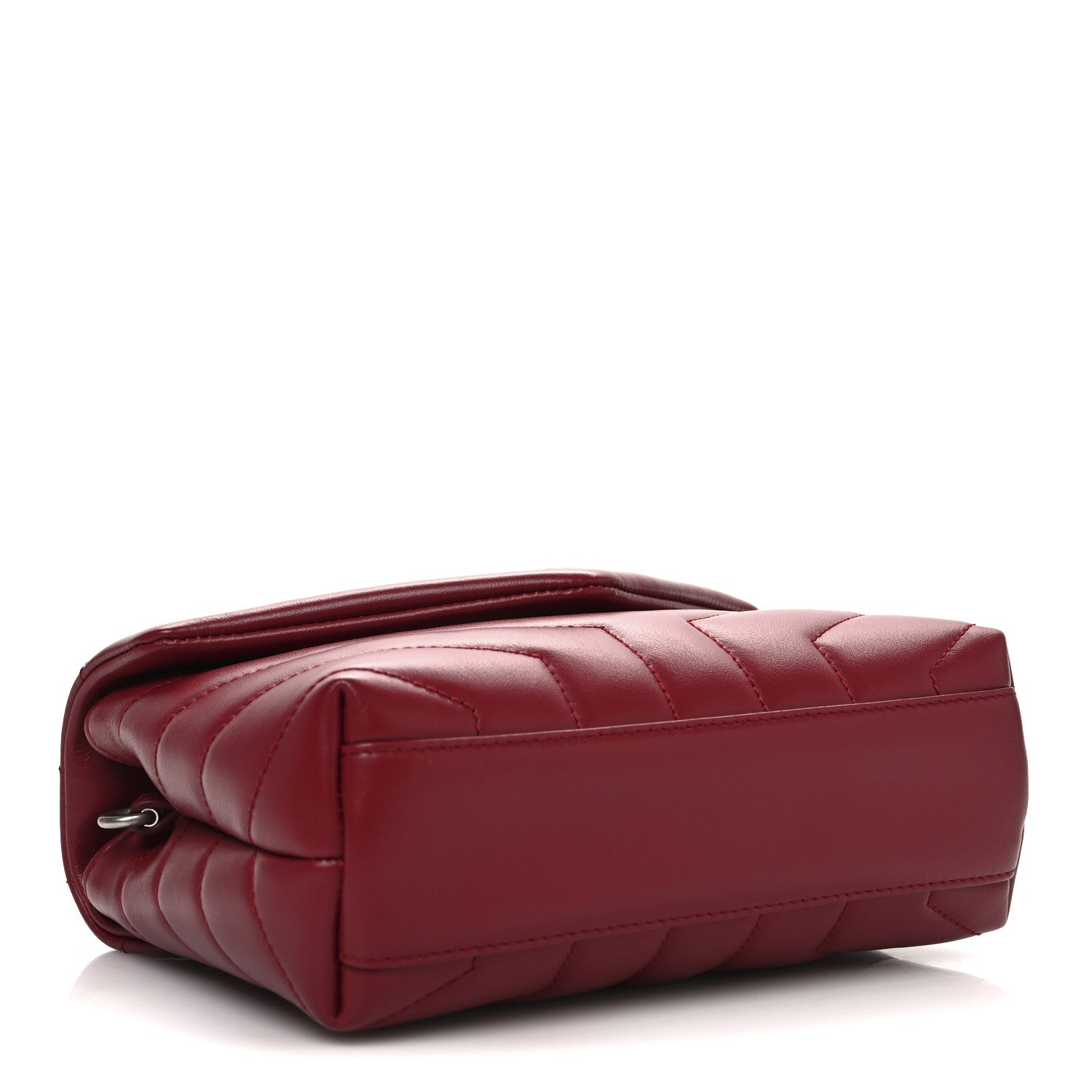 Saint Laurent Calfskin Y Quilted Monogram Toy Loulou Crossbody Bag New Lipstick 4 of 11