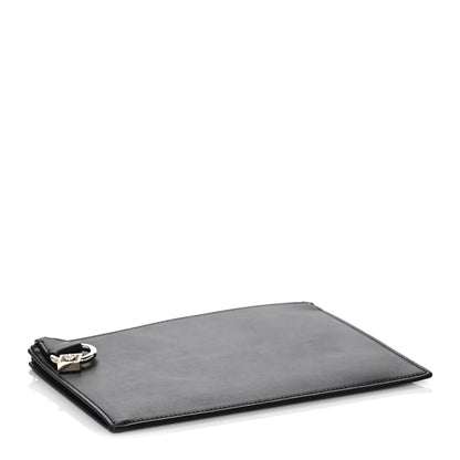 Versace Calfskin Pouch Black 4 of 12