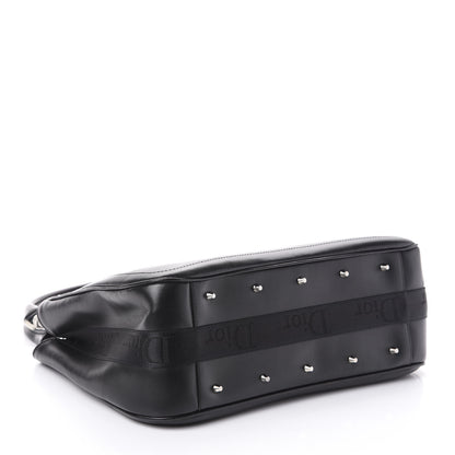 Christian Dior Coated Canvas Crystal Hardcore Shoulder Bag Black 4 of 9