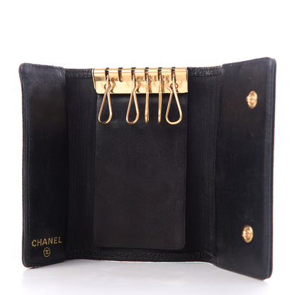 Chanel Caviar Timeless CC 6 Key Holder Case Black 5 of 8