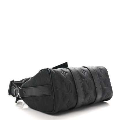Louis Vuitton Monogram Taurillon Keepall Bandouliere 25 Black 4 of 9