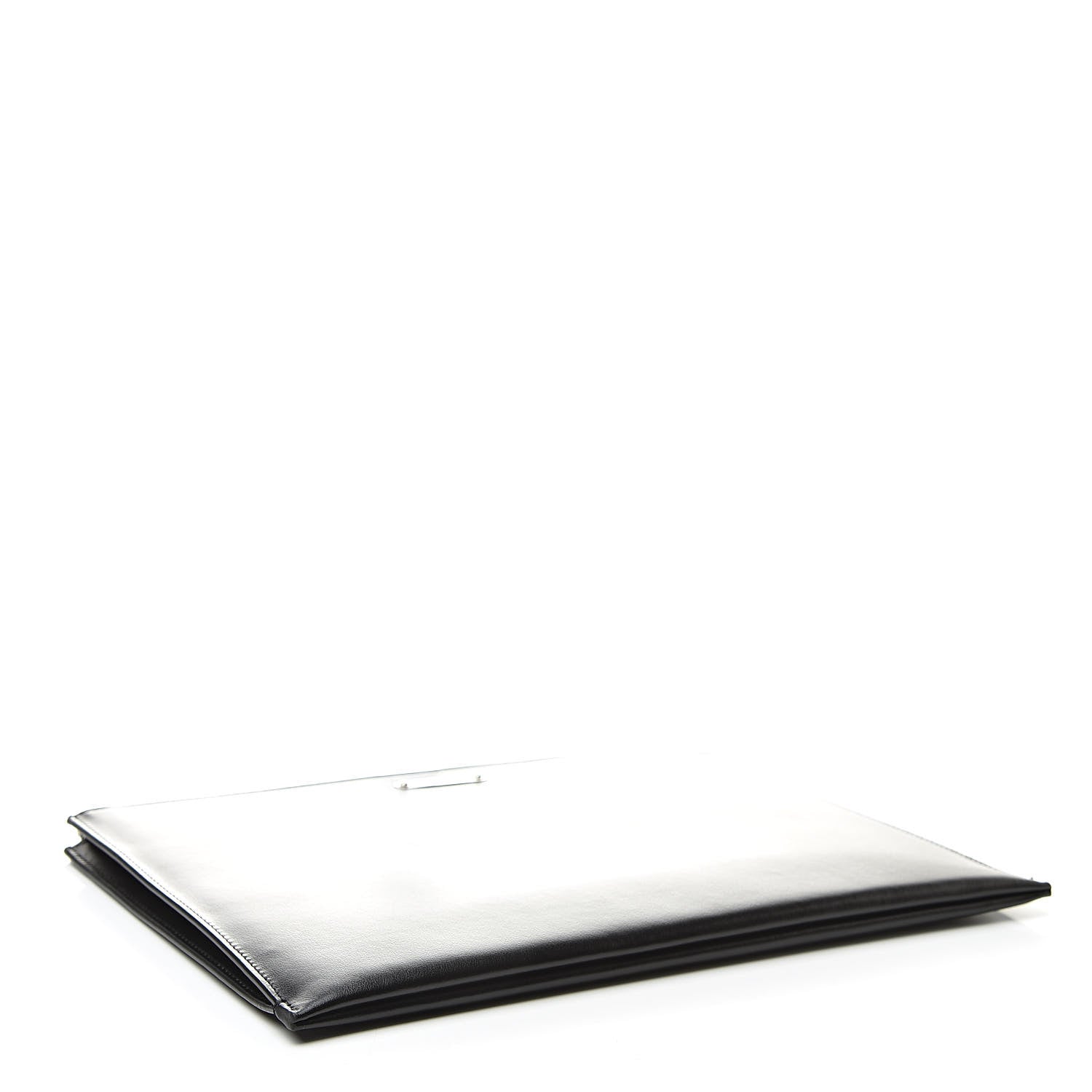Saint Laurent Calfskin Zipped Clutch Black 4 of 8