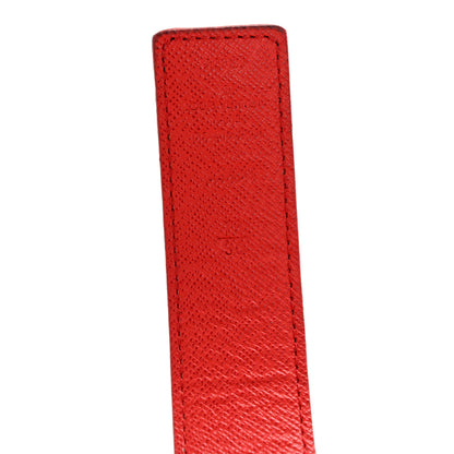Louis Vuitton Calfskin Monogram 30mm LV Initiales Reversible Belt 75 30 Red 5 of 8