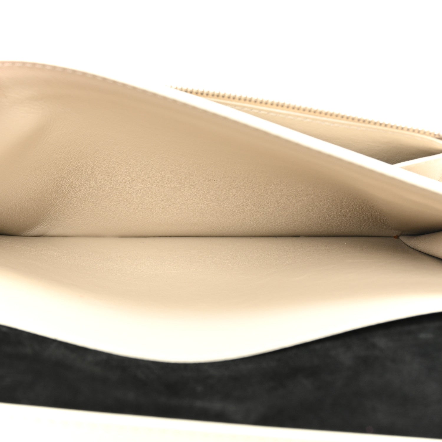 Celine Grained Calfskin Large Multifunction Strap Wallet Black Chalk 6 of 14