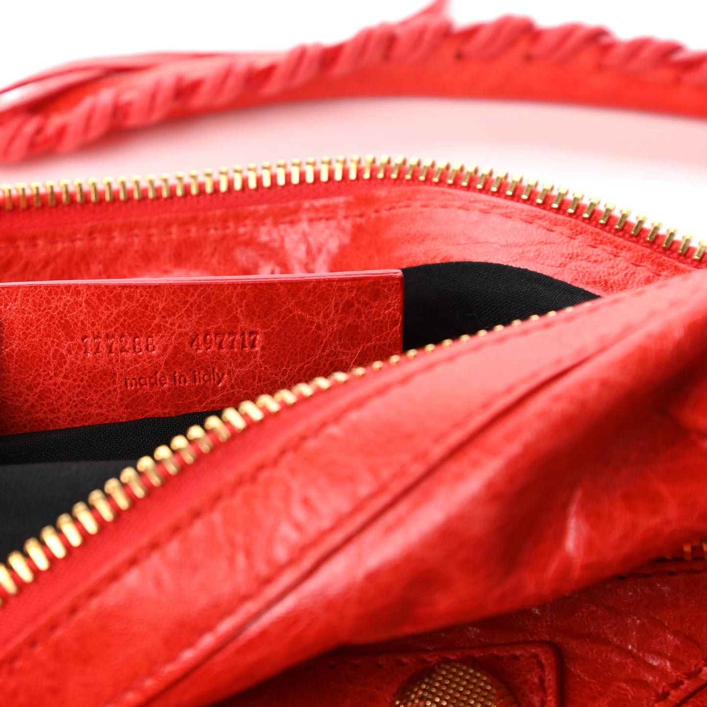 Agneau Giant 21 Gold Hardware Hobo Vermillion