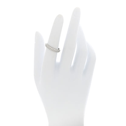 Van Cleef & Arpels Platinum Diamond Couture Wedding Band Ring 52 6 2 of 6
