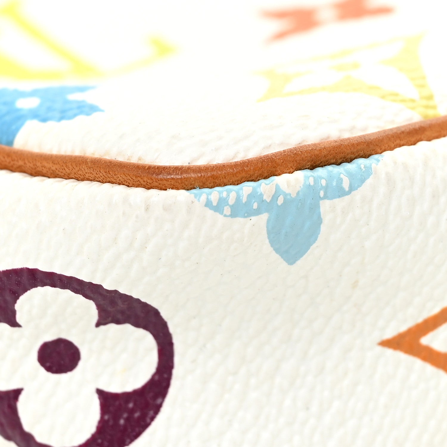 Louis Vuitton Monogram Multicolor Pochette Accessories White 10 of 17