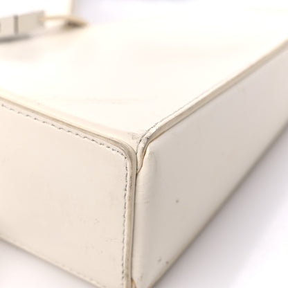 Givenchy Box Calfskin Mini Cut Out Shoulder Bag Ivory 9 of 16