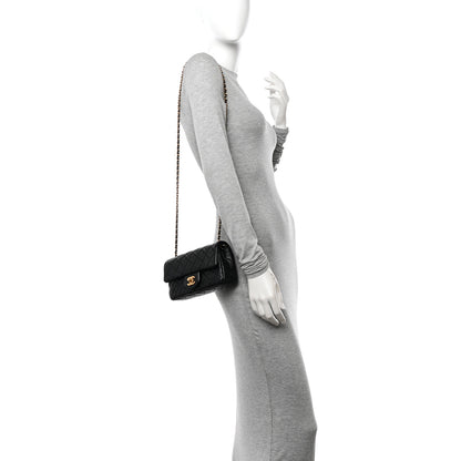 Chanel Lambskin Quilted Mini Rectangular Pearl Crush Flap Black 2 of 14