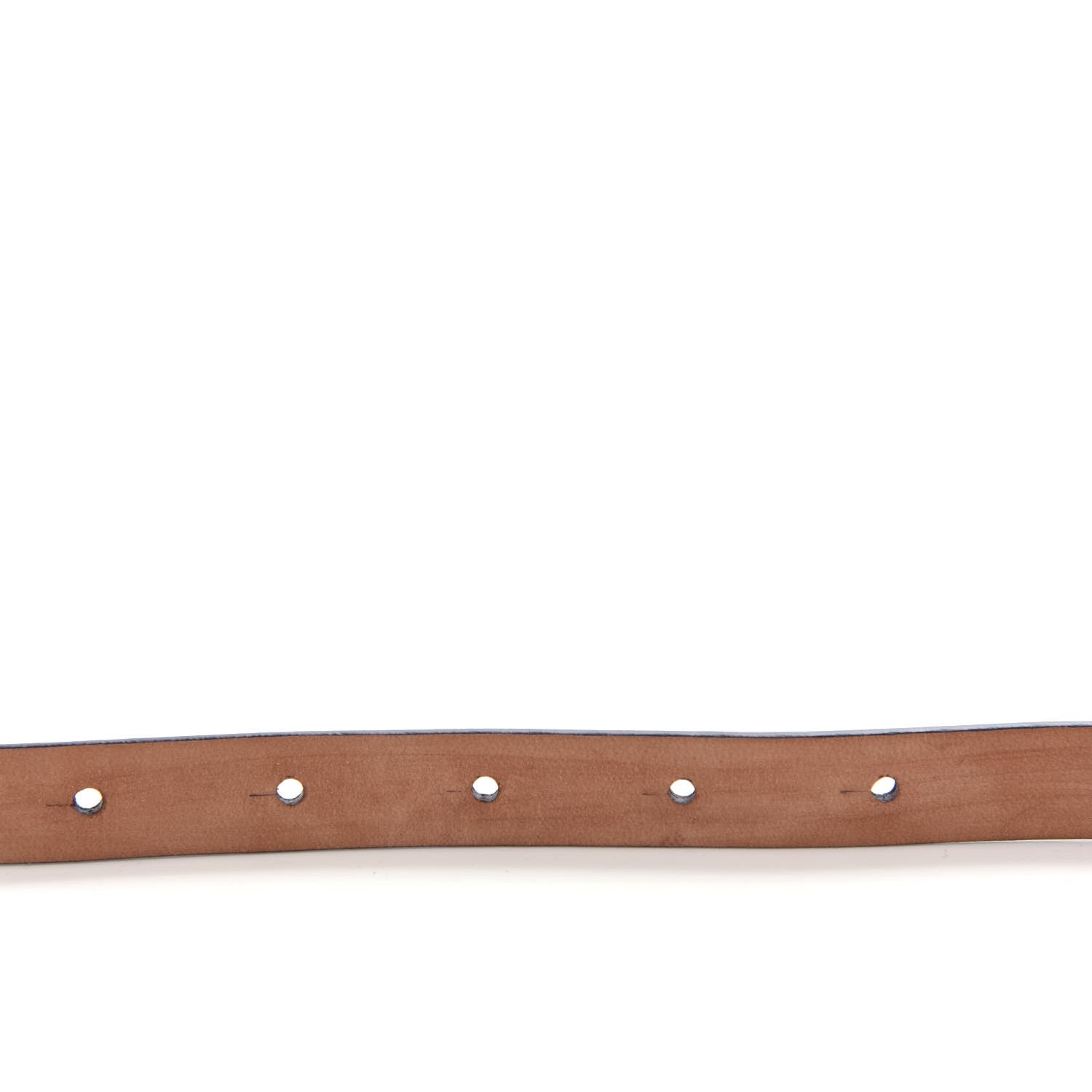 Gucci Calfskin Horsebit Skinny Belt 85 34 Black 4 of 5