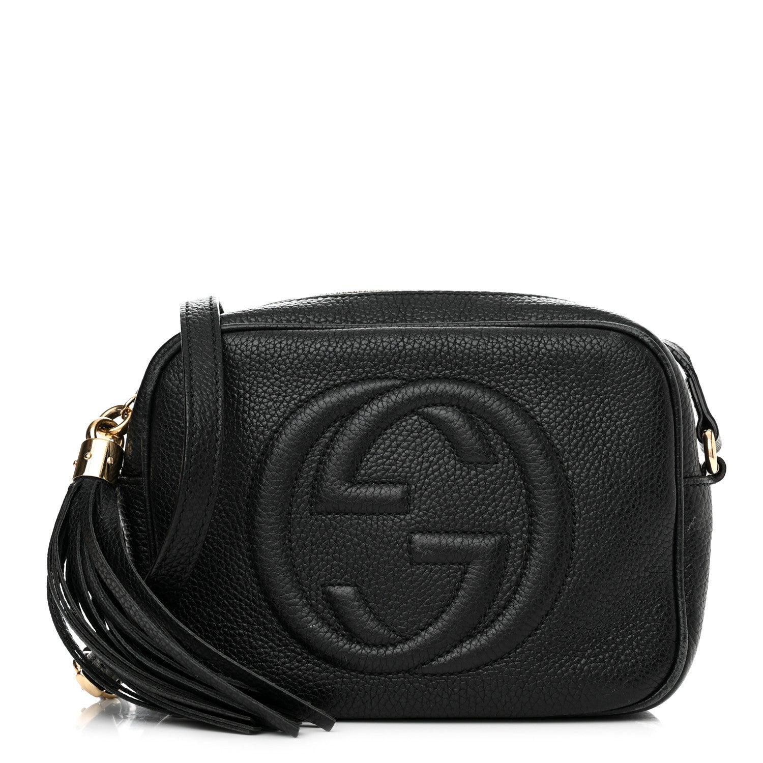 Gucci Pebbled Calfskin Small Soho Disco Bag Black 1 of 15