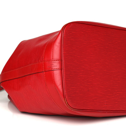 Louis Vuitton Epi Noe Castillan Red 7 of 9