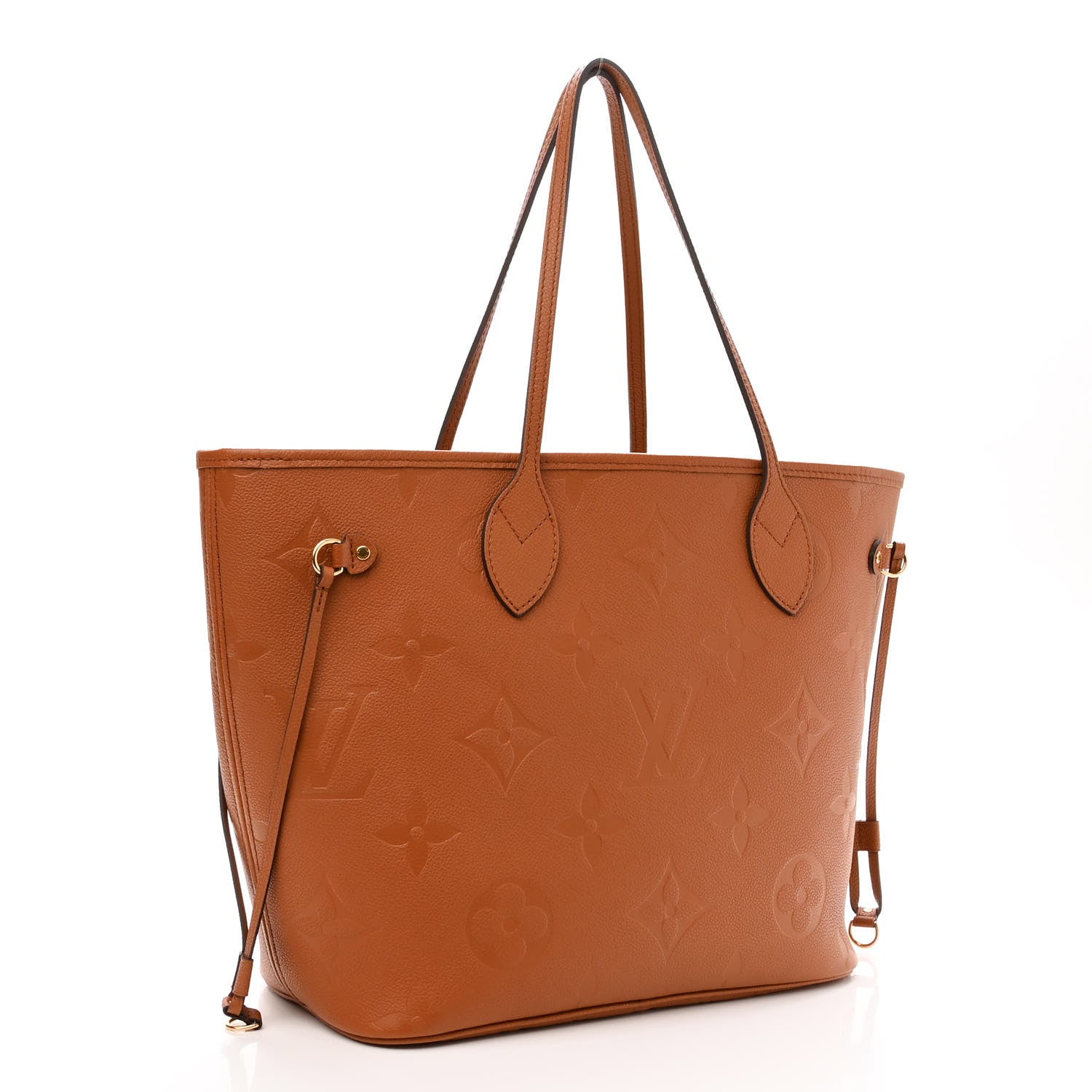 Louis Vuitton Empreinte Monogram Giant Neverfull MM Cognac 4 of 10