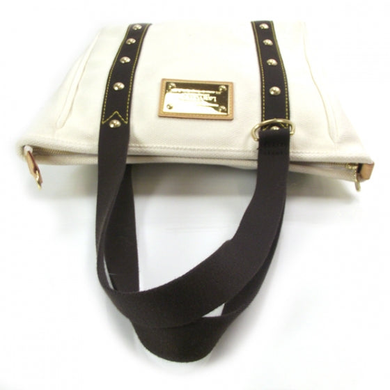 Louis Vuitton Toile Antigua Cabas MM White 6 of 9