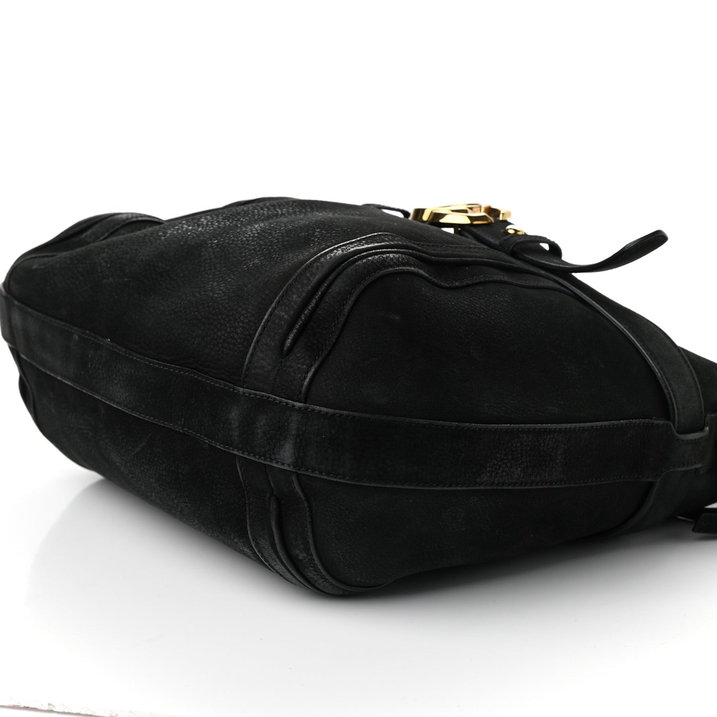 Calfskin Medium GG Running Hobo Black