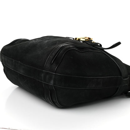 Gucci Calfskin Medium GG Running Hobo Black 9 of 9