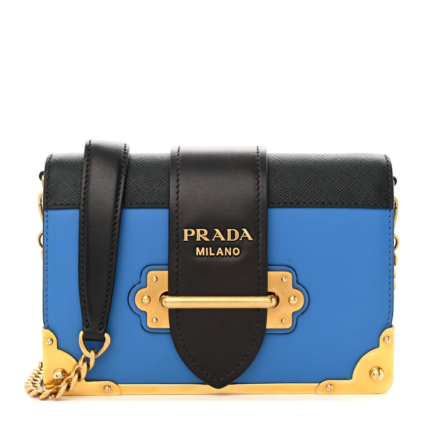 City Calf Saffiano Cahier Bag Marea Black