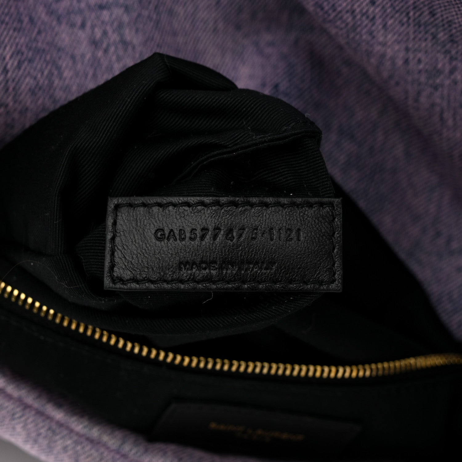 Saint Laurent Denim Quilted Medium Loulou Puffer Monogram Chain Satchel Bleached Lilac 7 of 10