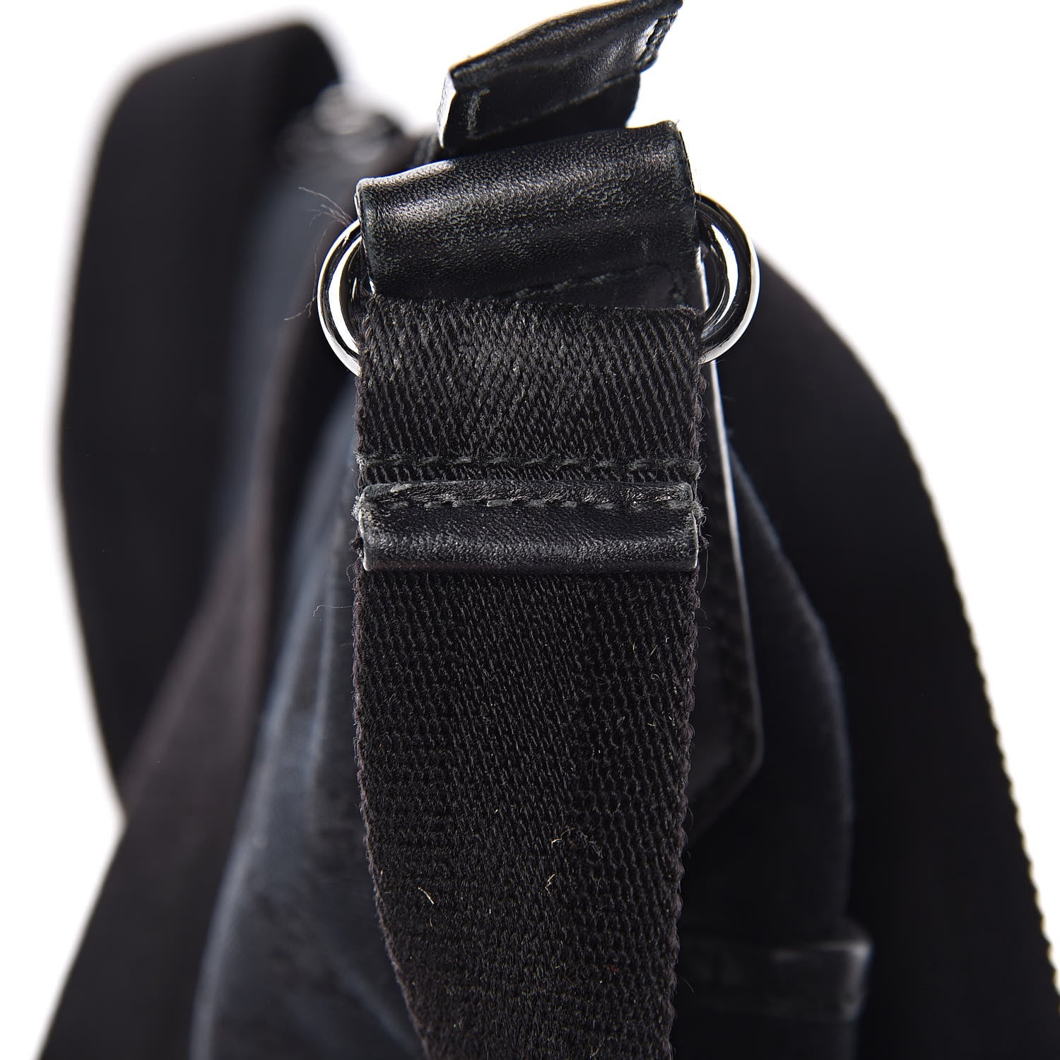 Gucci Monogram Calfskin Perforated Medium Flat Messenger Bag Black 14 of 17