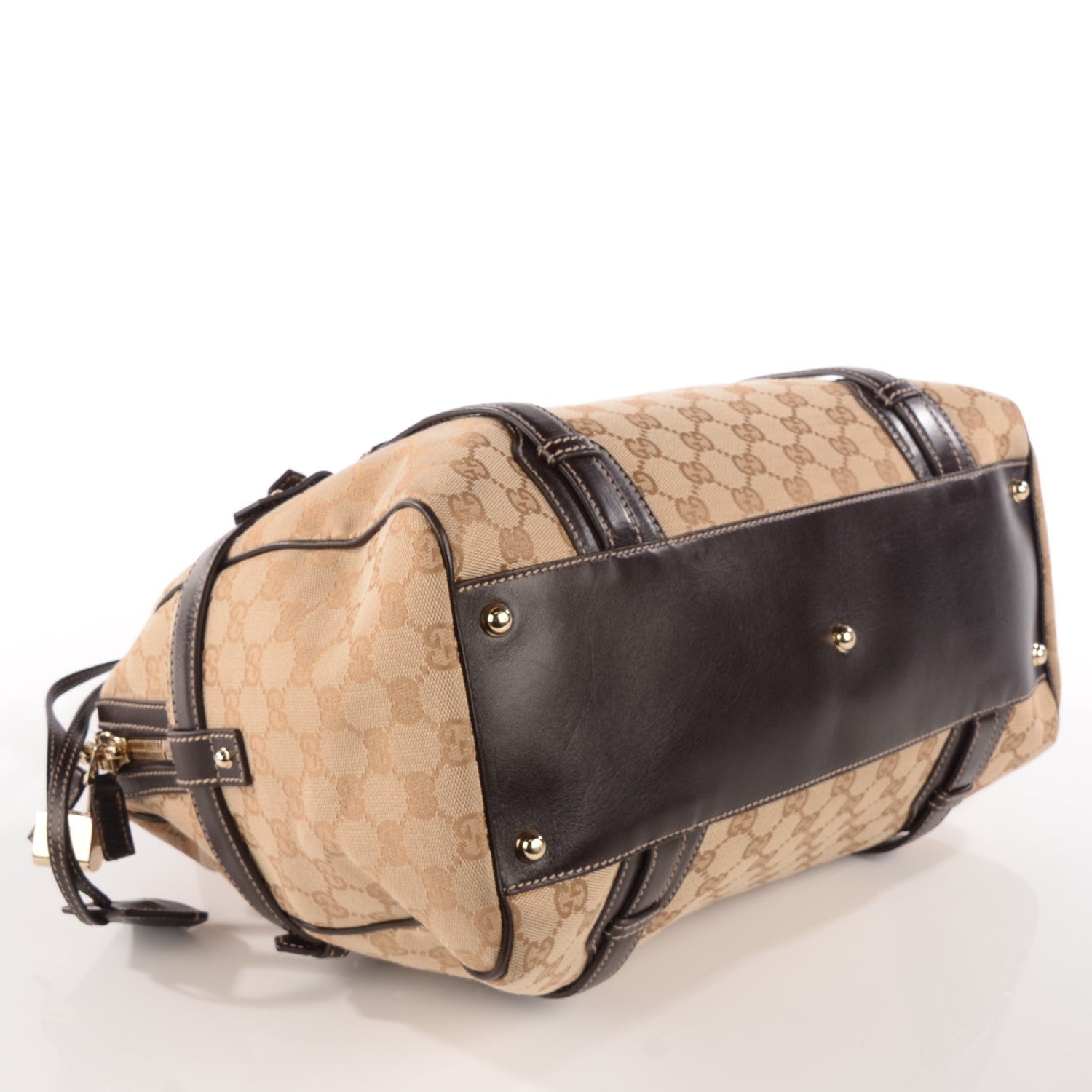 Gucci Monogram 85th Anniversary Boston Tote Brown 4 of 7