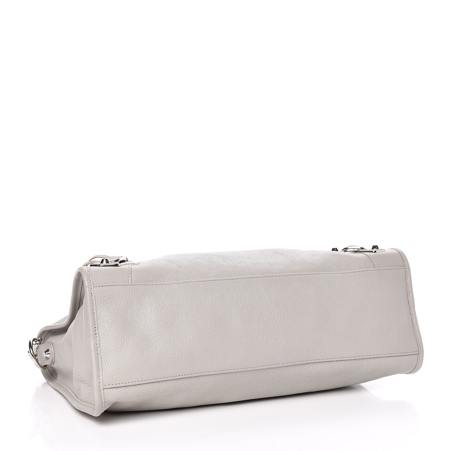 Balenciaga Chevre Silver Metallic Edge Hardware City Gris Glace 4 of 12