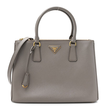 Prada Saffiano Medium Galleria Double Zip Tote  Argilla 1 of 18