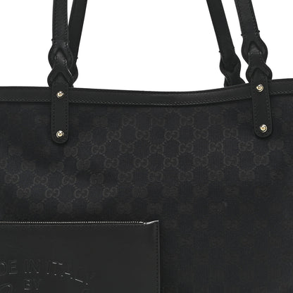 Gucci Monogram Medium Craft Tote Black 9 of 11