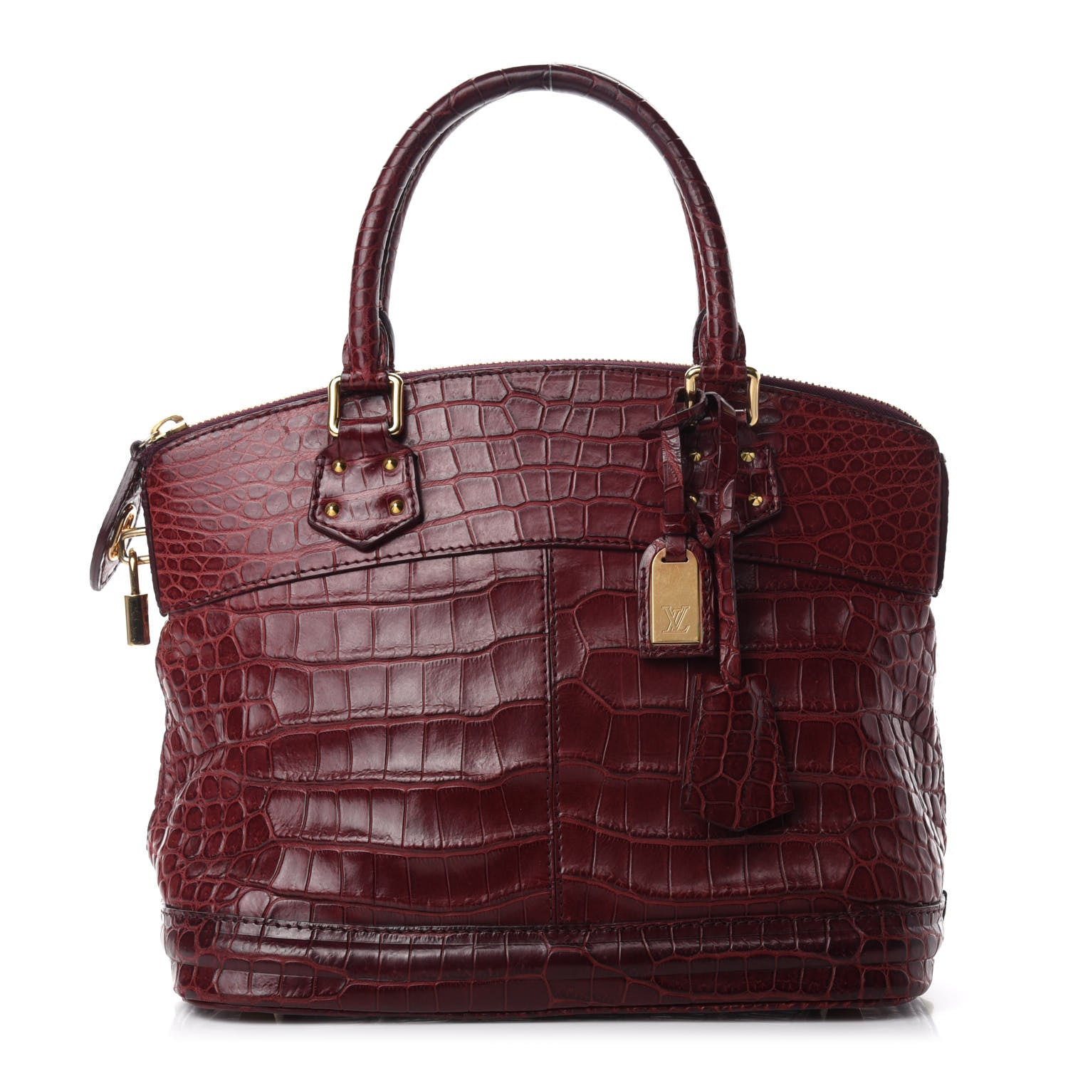 Louis Vuitton Crocodile Lockit PM Red 1 of 11