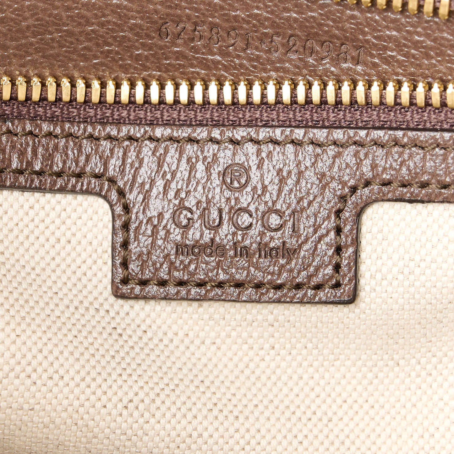 Monogram Jumbo GG Textured Dollar Calfskin Web Messenger Shoulder Bag Camel Ebony New Acero