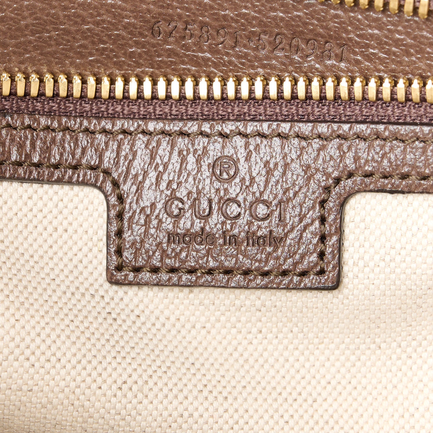 Gucci Monogram Jumbo GG Textured Dollar Calfskin Web Messenger Shoulder Bag Camel Ebony New Acero 6 of 11