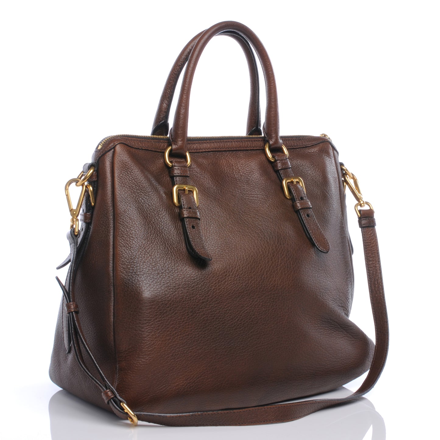 Vitello Daino Bauletto Brown