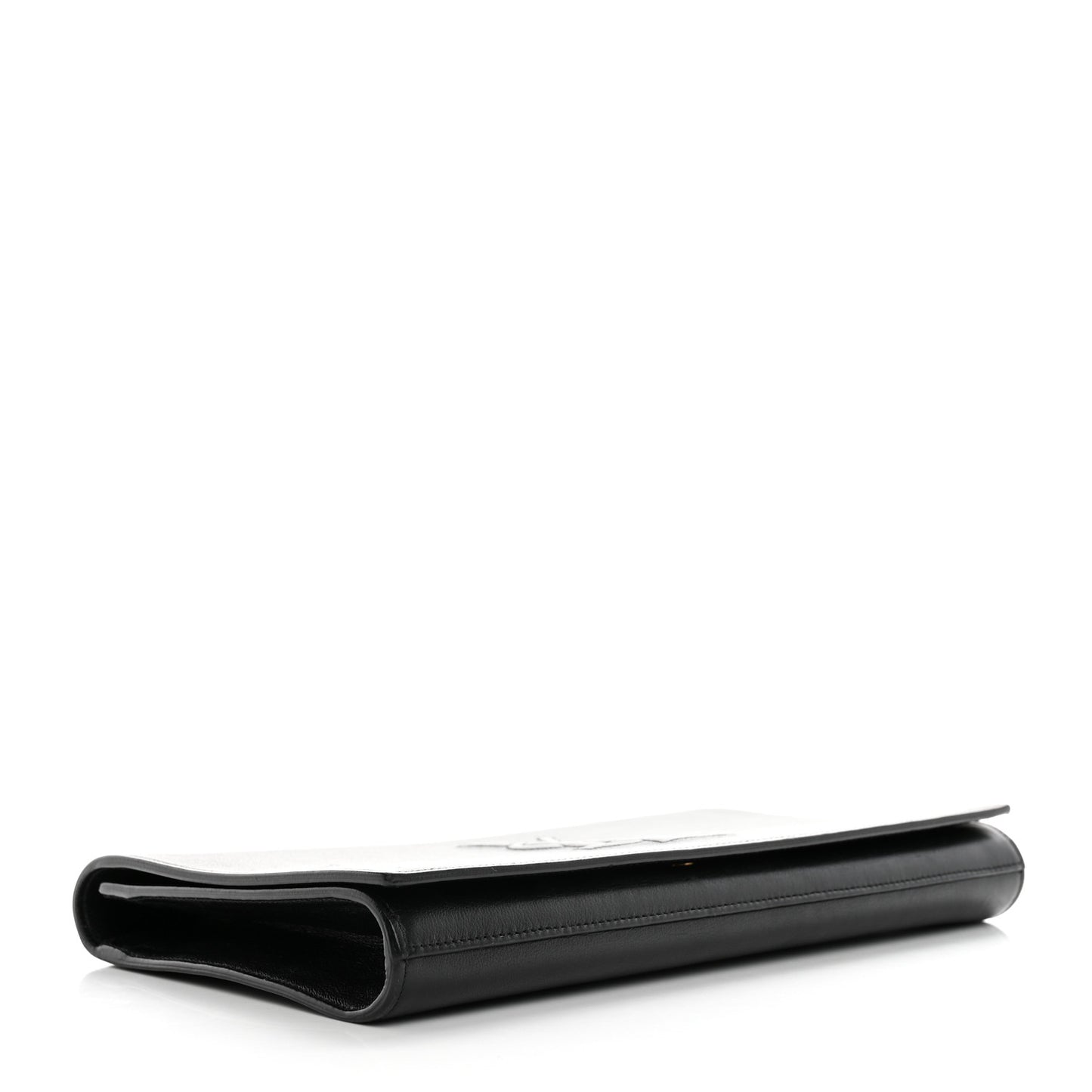 Calfskin Monogram Large Belle De Jour Clutch Black
