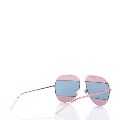 Christian Dior Split 1 Aviator Sunglasses Pink Blue 4 of 9