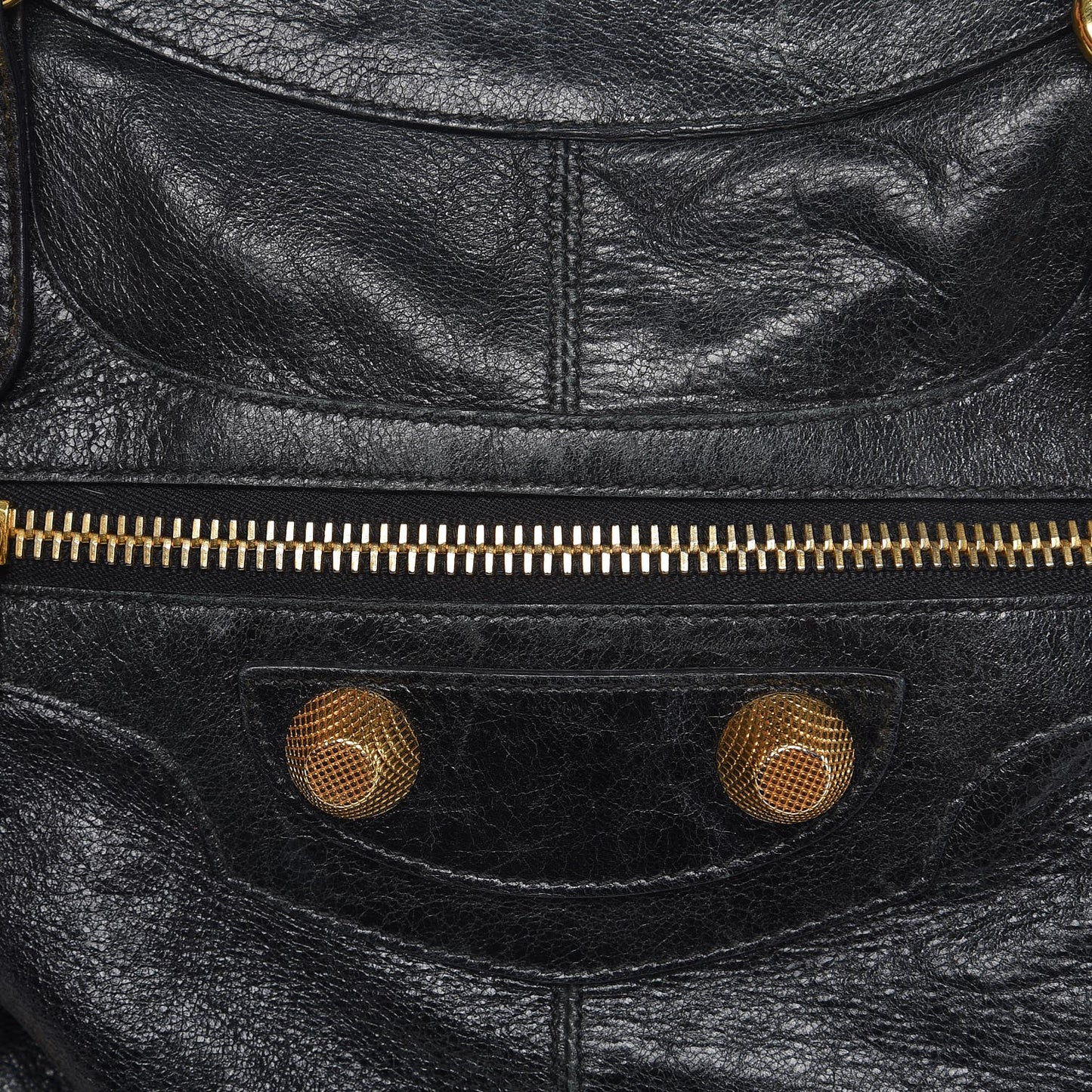 Agneau Giant 21 Gold Hardware Brief Black