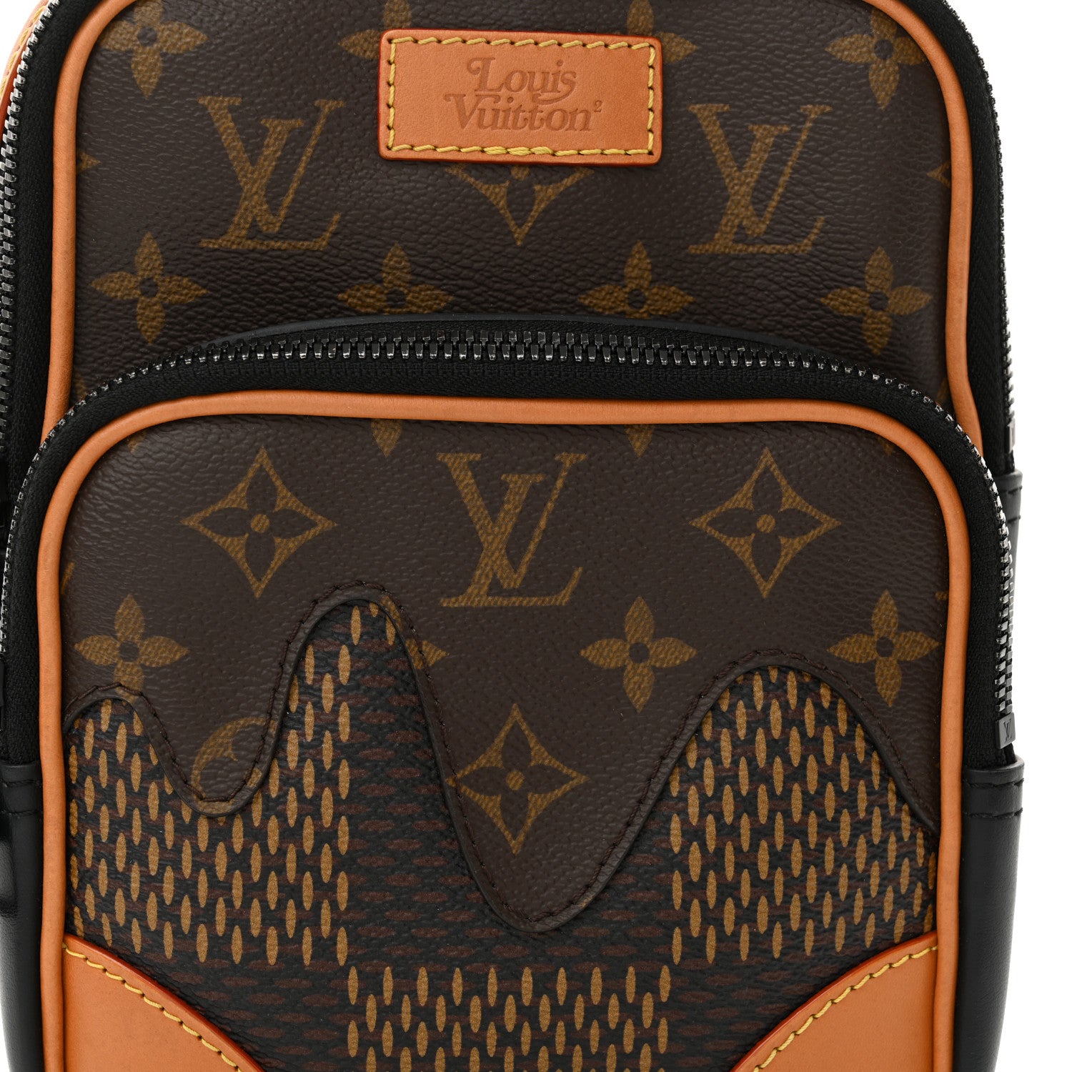 Louis Vuitton X NIGO Giant Damier Ebene Monogram Amazone Sling Bag 7 of 9