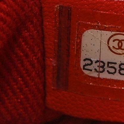 Chanel Caviar Quilted Small Coco Handle Bowling Bag Red 7 of 10
