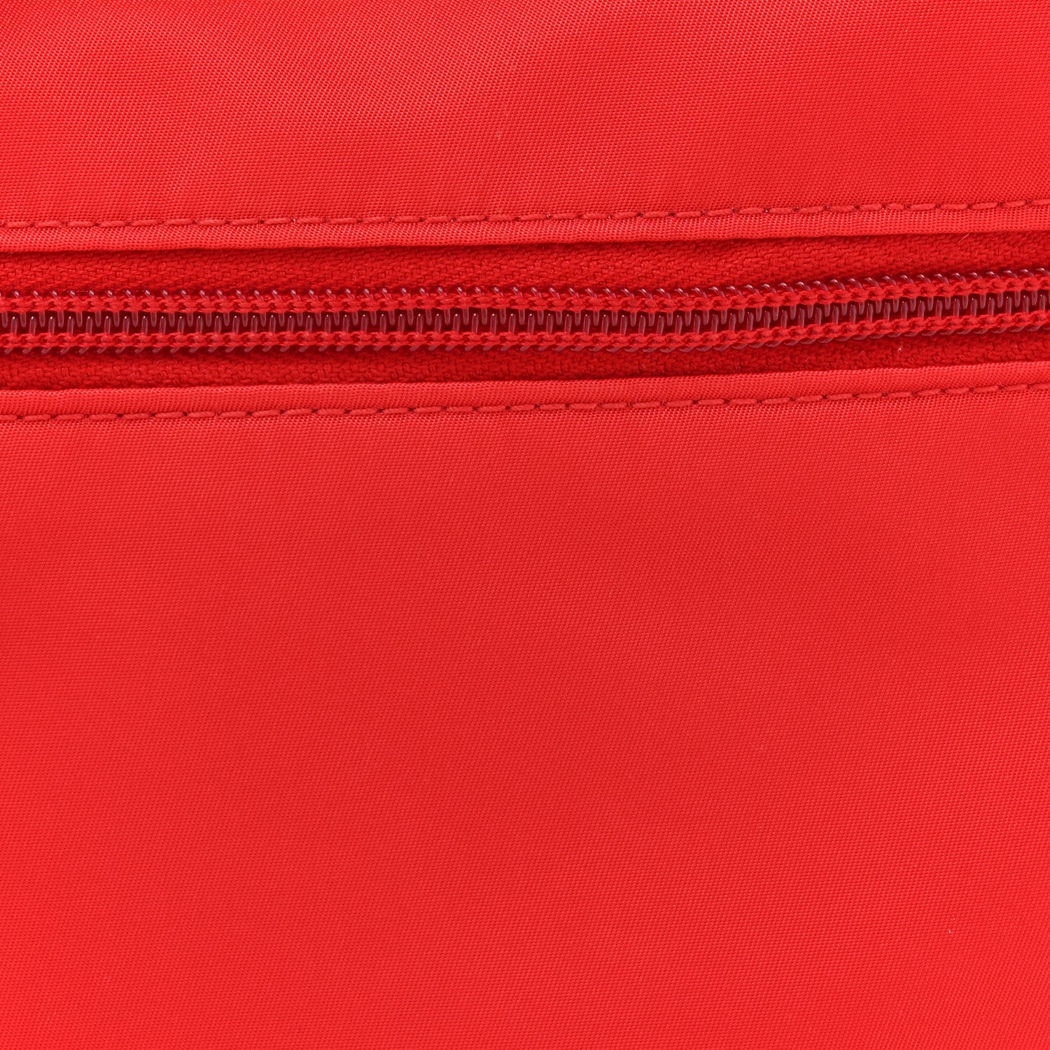 Prada Tessuto Nylon Saffiano Flat Messenger Bag Rosso 7 of 9